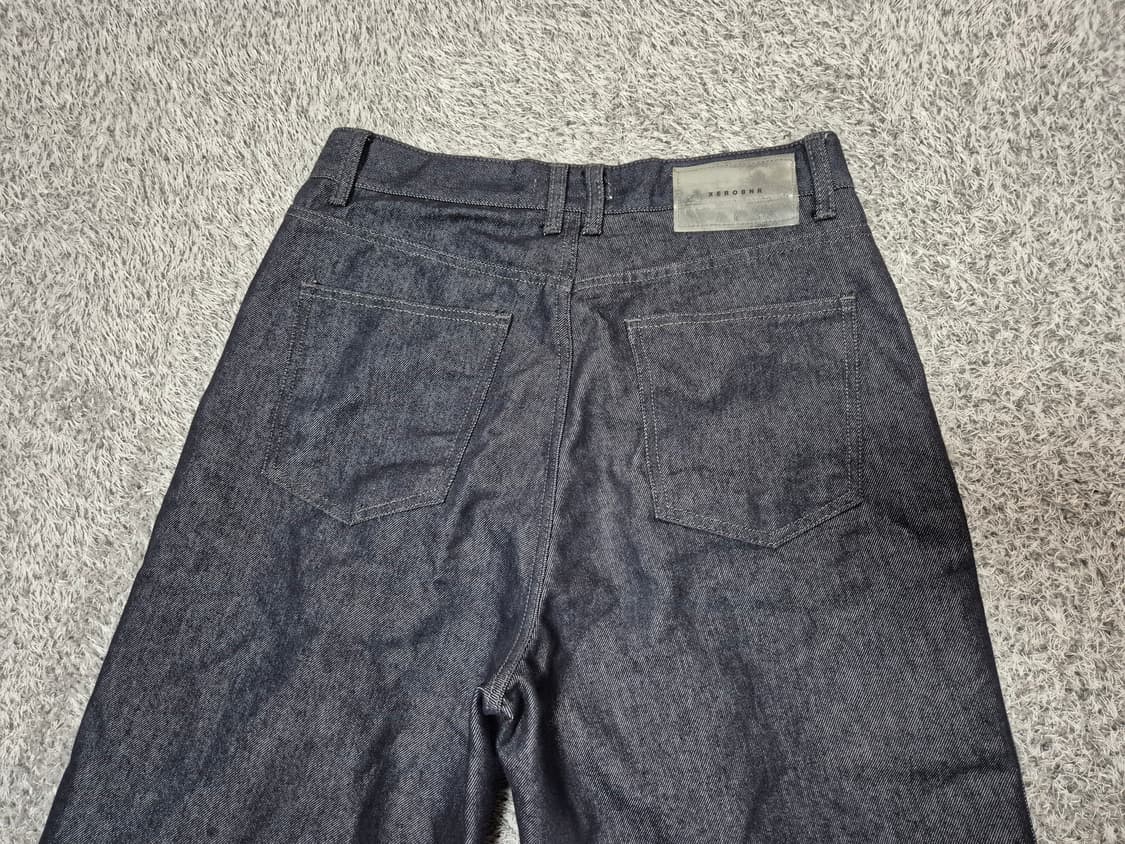 제로 XEROBNR 남성 원턱 와이드핏 데님 팬츠 L 상품이미지5