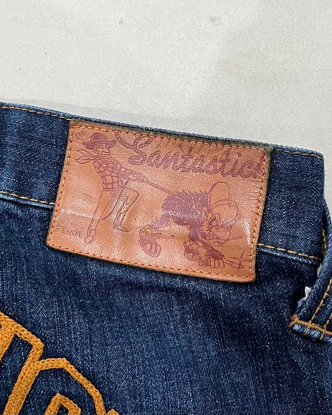 SANTASTIC!  logo denim pants  상품이미지6