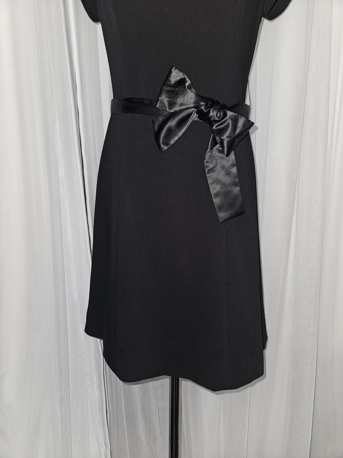 P&D 공겜여주 블랙 리본 드레스 상품이미지4