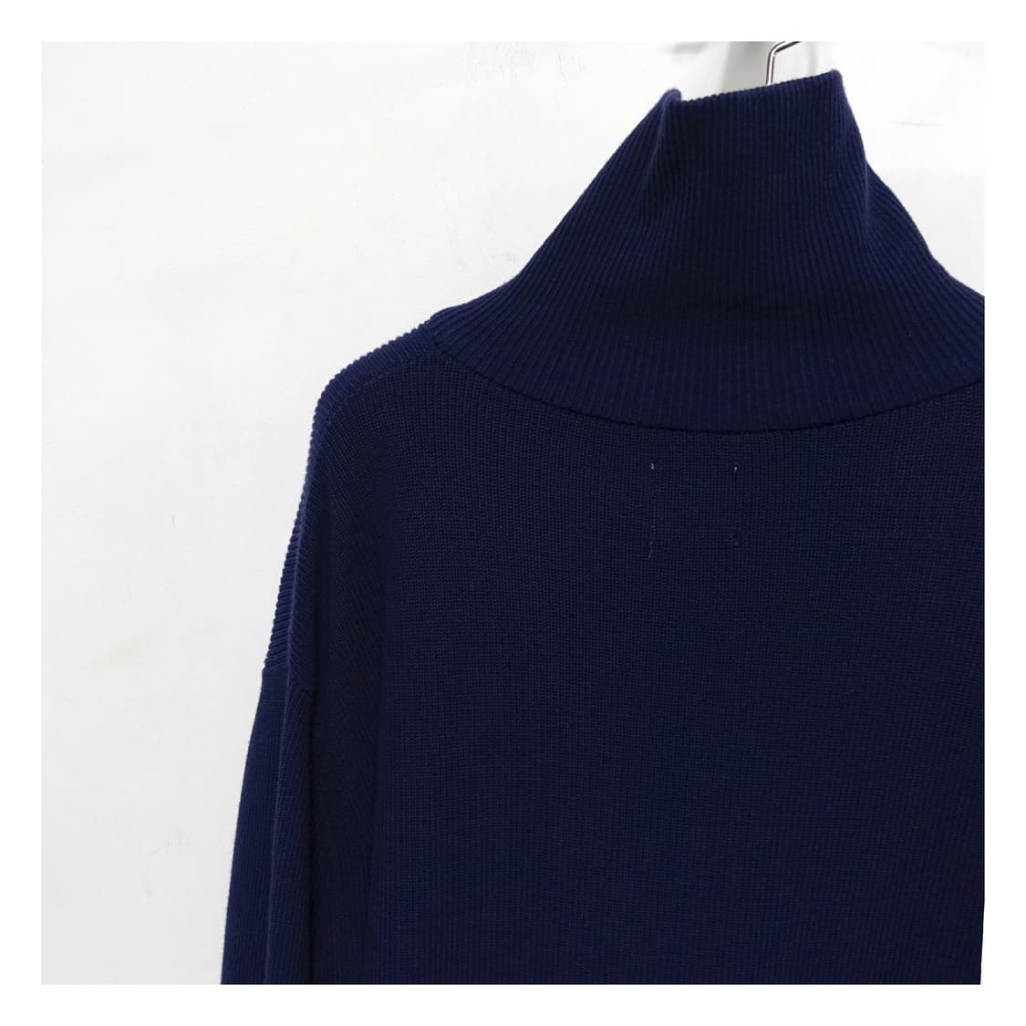 [L] ZARA 자라 네이비 반집업 니트 상품이미지5