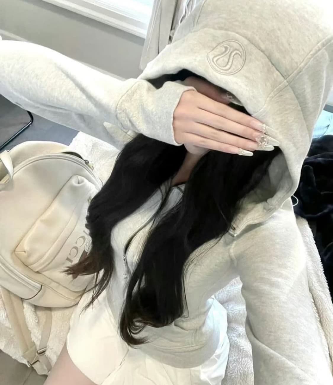 룰루레몬 스쿠바 풀집 라이트그레이 2사이즈 상품이미지1