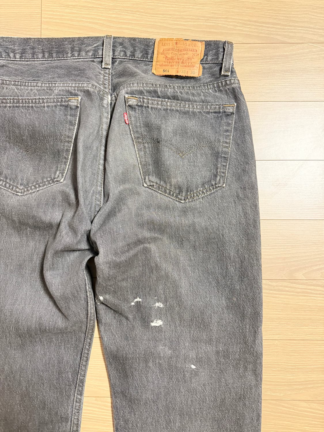 90s 리바이스 501 usa made 0658 연그레이 상품이미지5