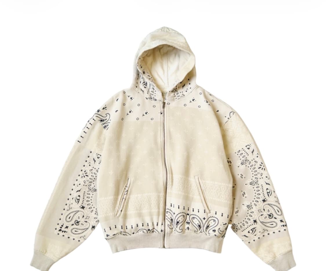 캐피탈 플리스 반다나 비부악 후드 블루종 키나리 새상품 판매합니다  상품이미지1