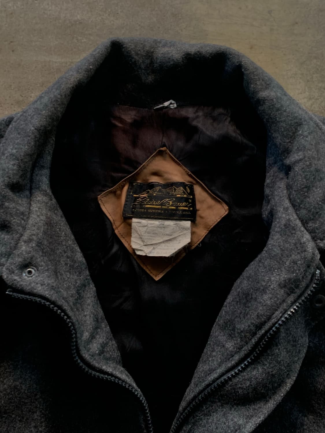 70s 에디바우어 울 봄버 자켓 상품이미지2