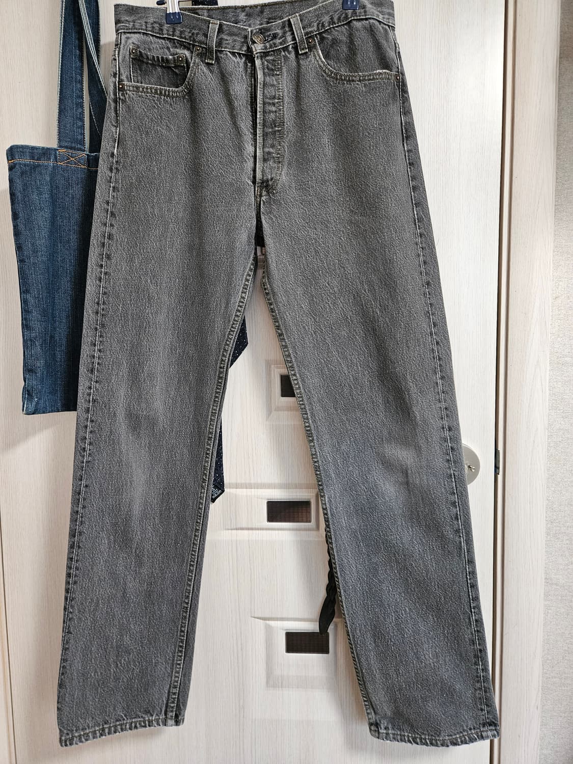 90s usa levi's 501  33x32 리바이스 빈티지 흑청 상품이미지4