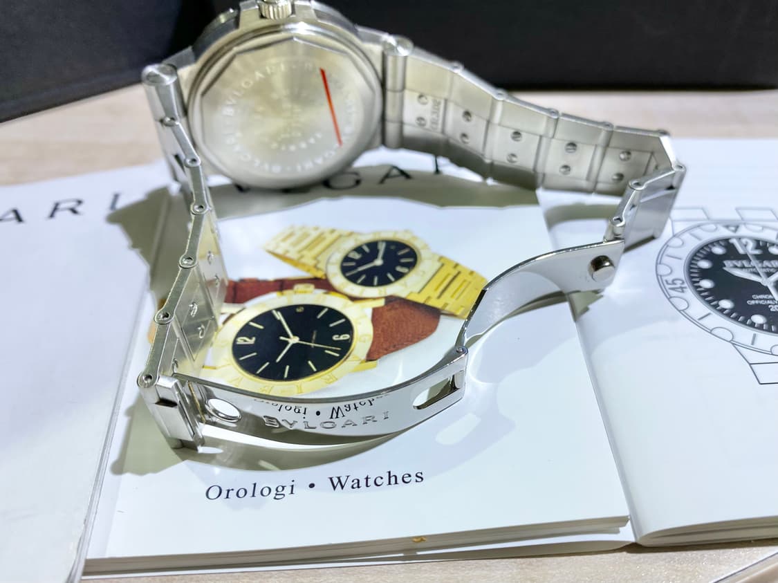 불가리 디아고노 스쿠버 SD38S 오토메틱 38MM 스틸 상품이미지8