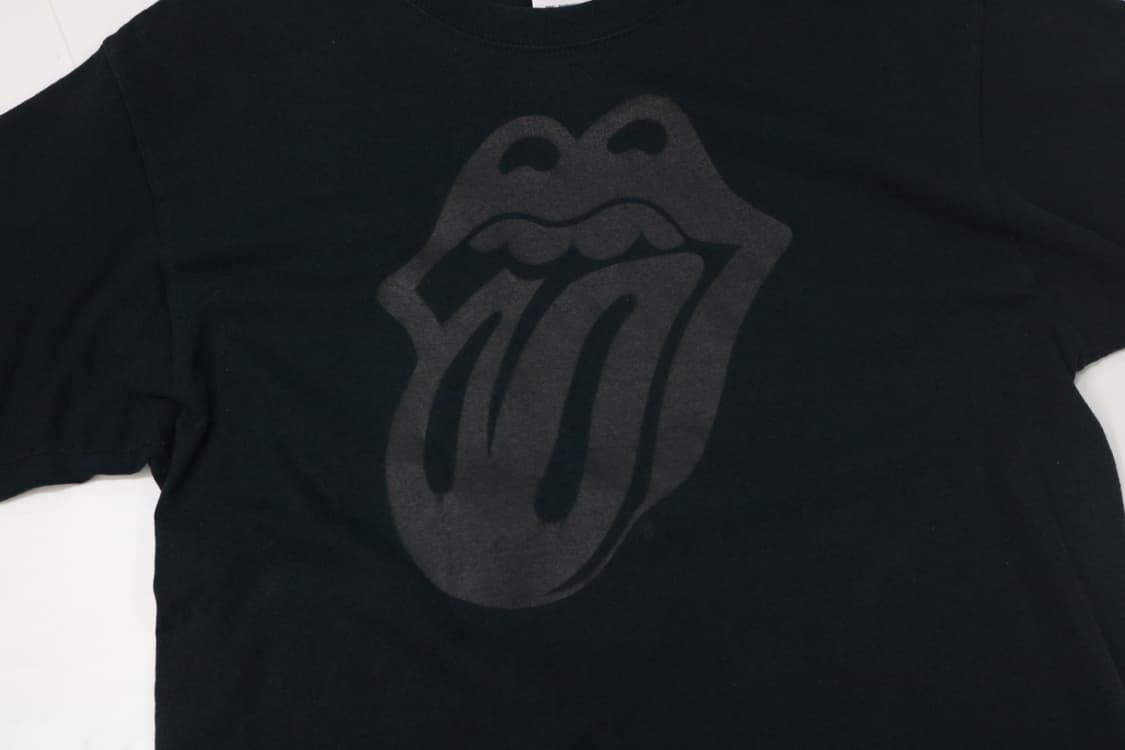 롤링스톤즈 2006 투어 빈티지 블랙 티셔츠 (L) 상품이미지4