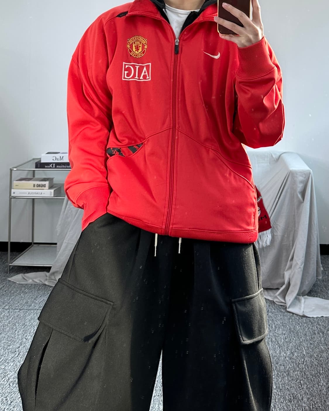 나이키 07-08 맨체스터 유나이티트 트랙탑 져지 L 상품이미지3