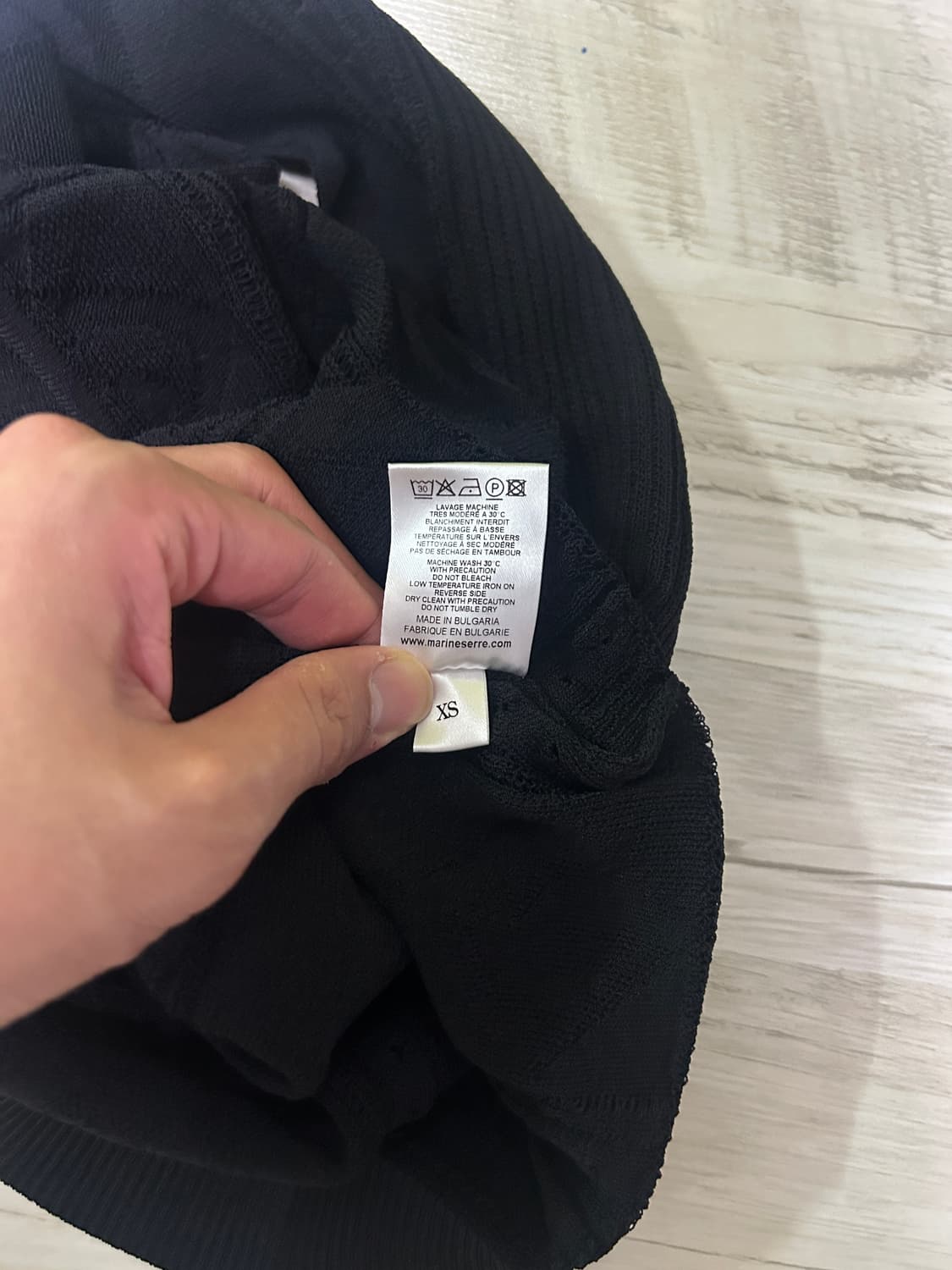 [XS] 마린세르 블랙 가디건 새상품 상품이미지4