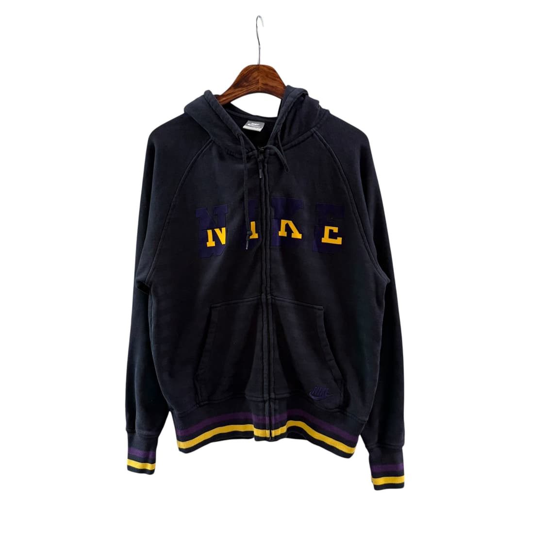 [M] 나이키 블랙 스트라이프 후드집업 상품이미지3