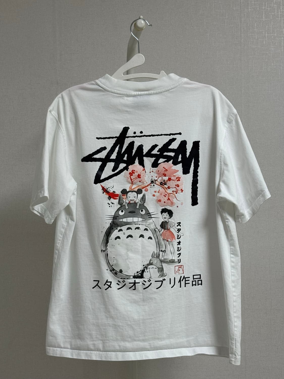 스투시 지브리 콜라보 티셔츠 M 상품이미지1