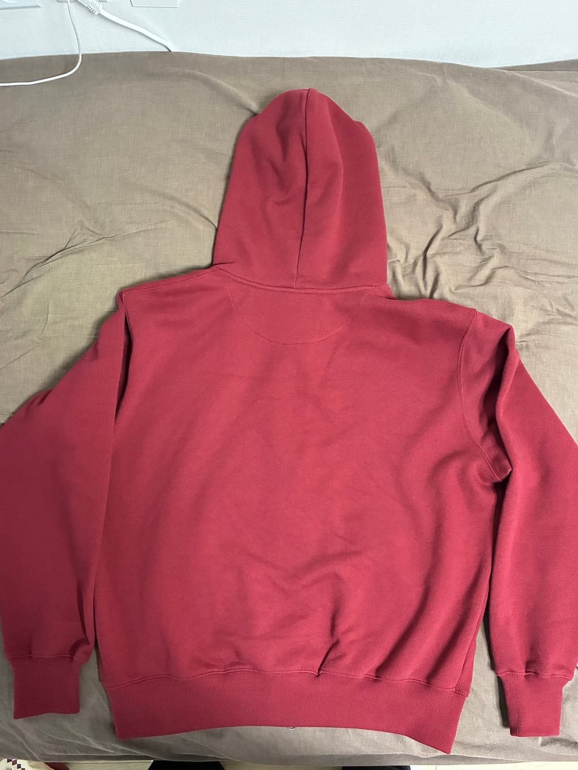 베를린포토북 후드집업 버건디M사이즈 상품이미지3