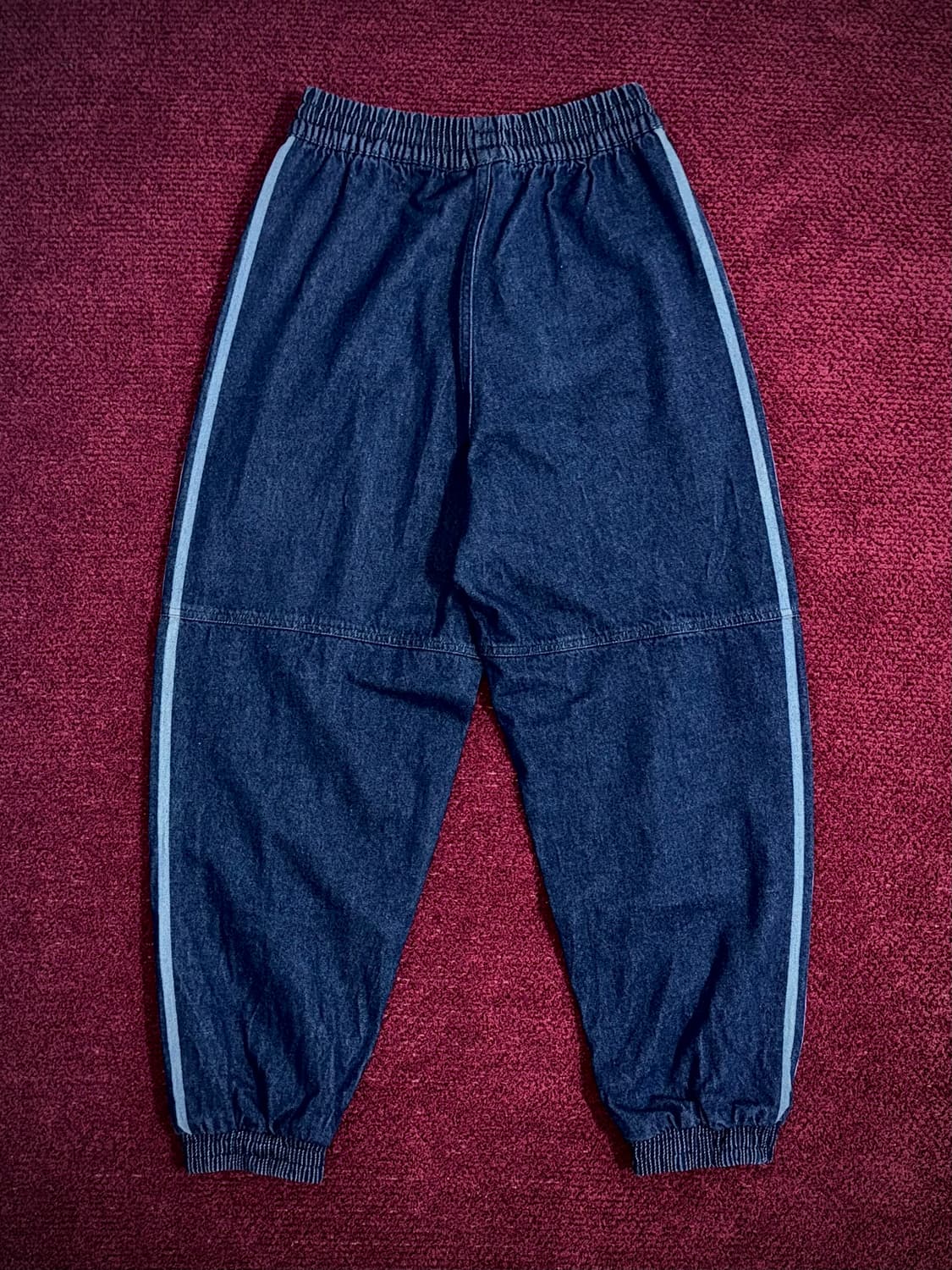 아디다스 파이어보드 청데님 조거 팬츠 S 상품이미지4