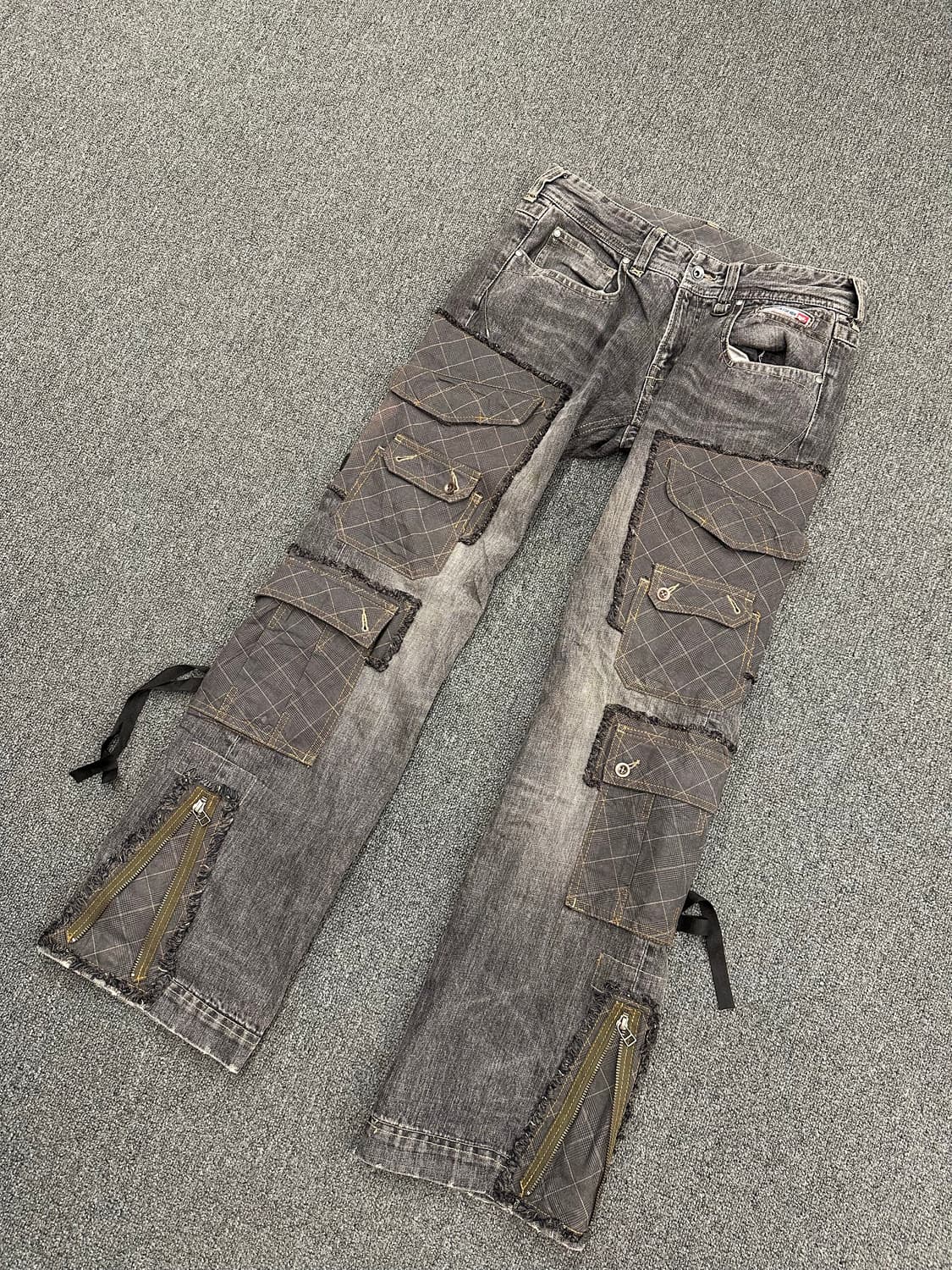 L)니콜클럽포맨 Y2K 다중 포켓 부츠컷 바지 상품이미지5