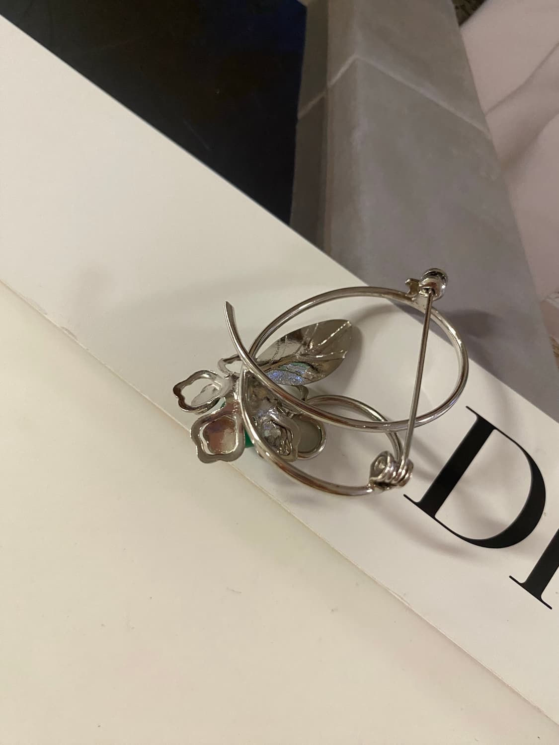 플라워 그린 브로치 상품이미지4