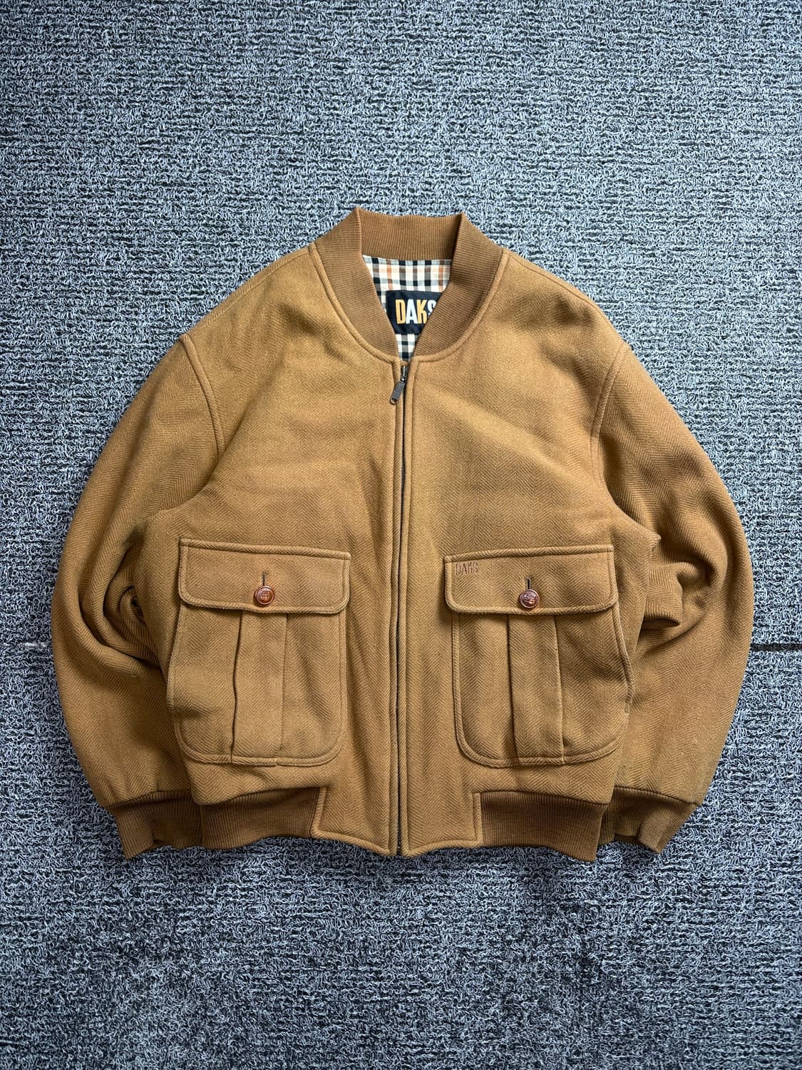 닥스 아카이브 하우스체크 울 블루종 자켓 2484 상품이미지2