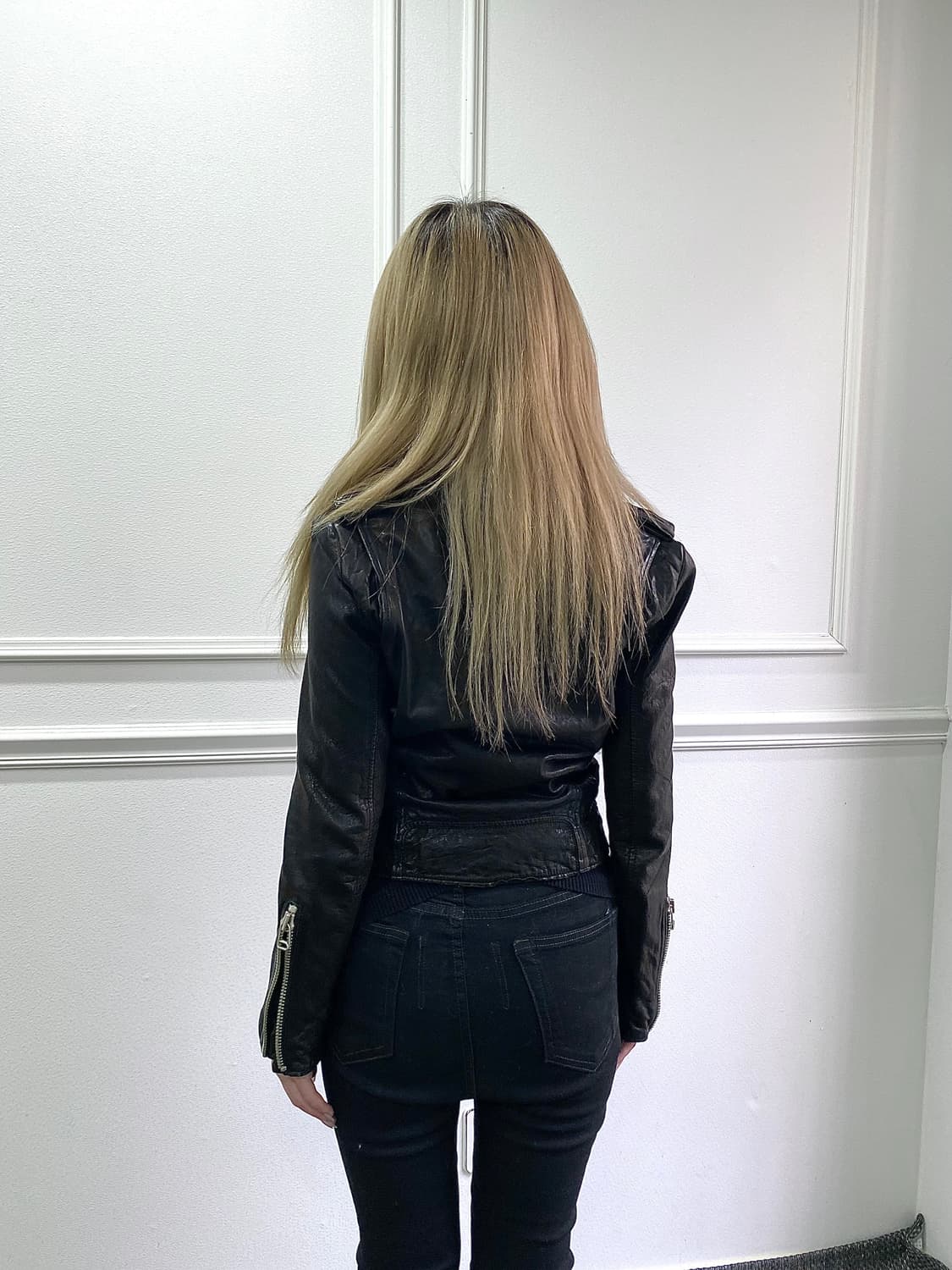 Multi Zipper Detail Leather Jacket 상품이미지9