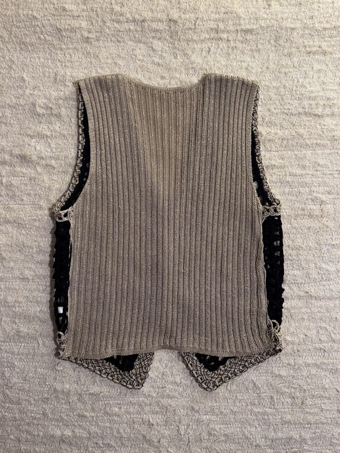 Bokashi Floral Crochet Vest 0255 상품이미지6