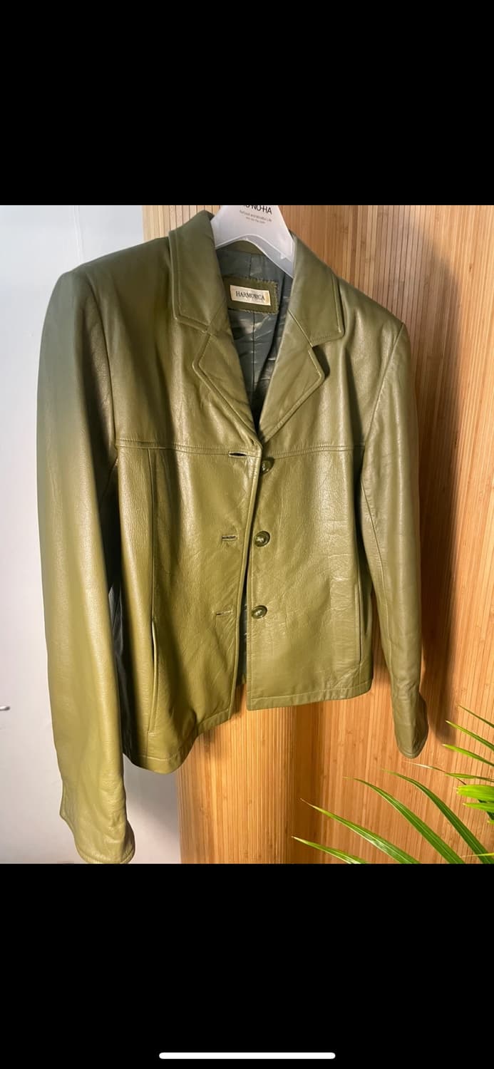 올리브 리얼레더자켓 소가죽  상품이미지6