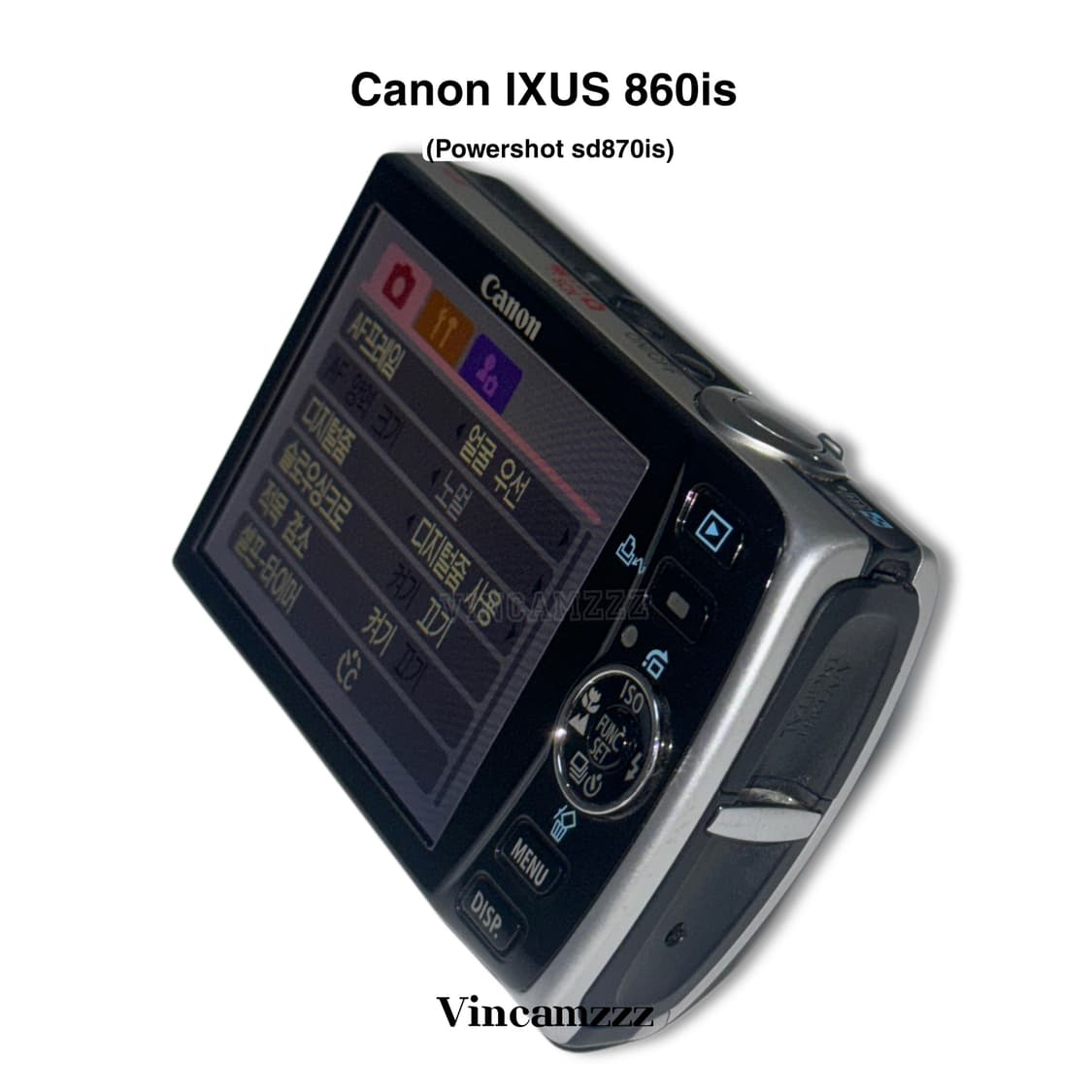 Canon 캐논 IXUS 익서스 860is 디지털 카메라 상품이미지7