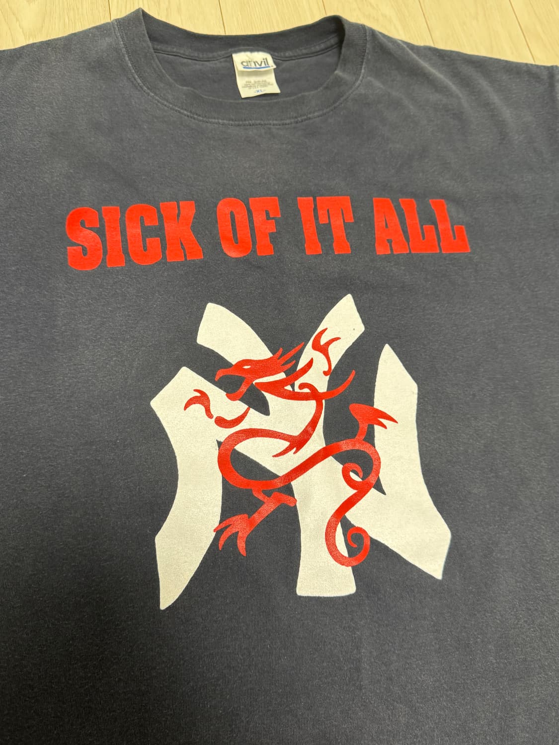 90s 식 오브 잇 올 sick of it all 빈티지 밴드 티셔츠 상품이미지3