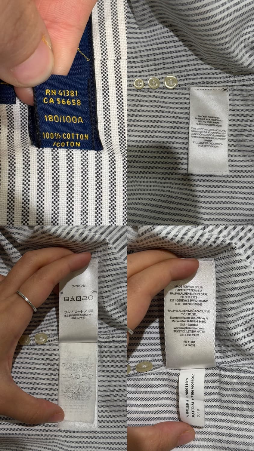 폴로 랄프로렌 스트라이프 셔츠 상품이미지10