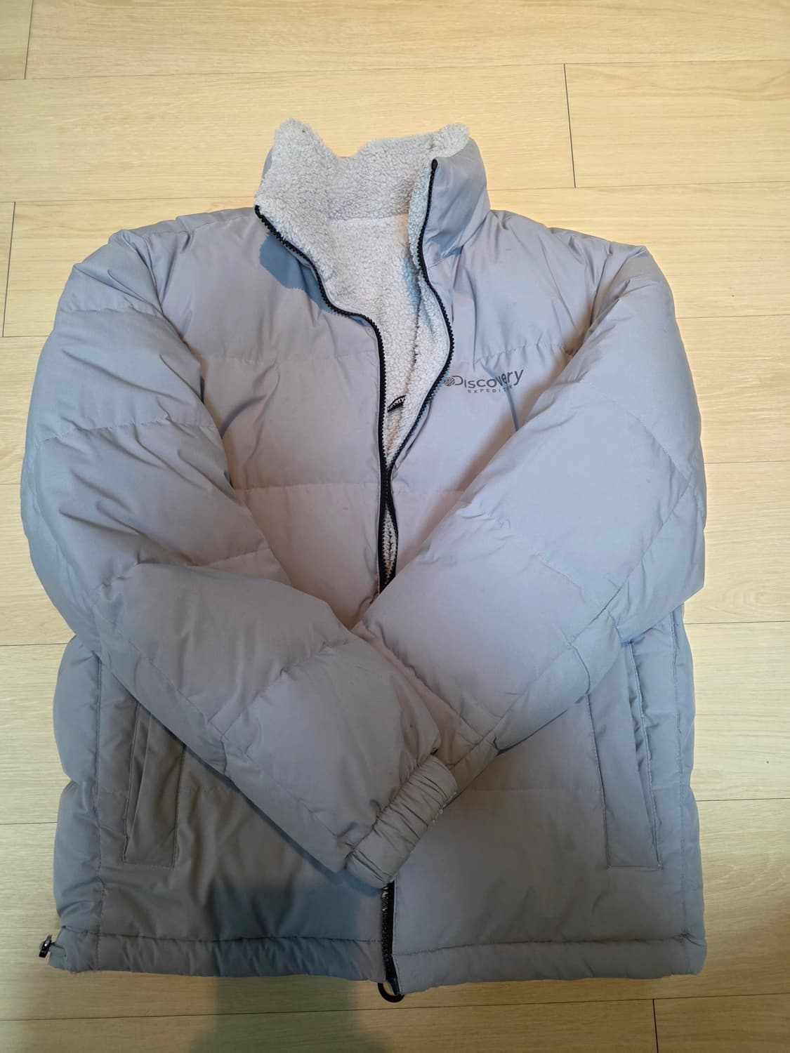 디스커버리 양털  양면 패딩 점퍼 상품이미지2