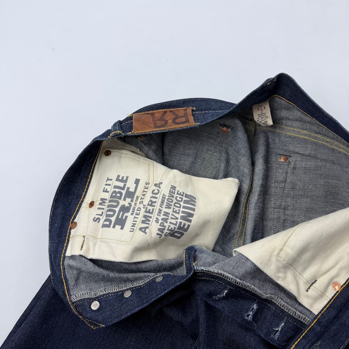 RRL 더블알엘 셀비지 데님팬츠 made in usa 상품이미지5