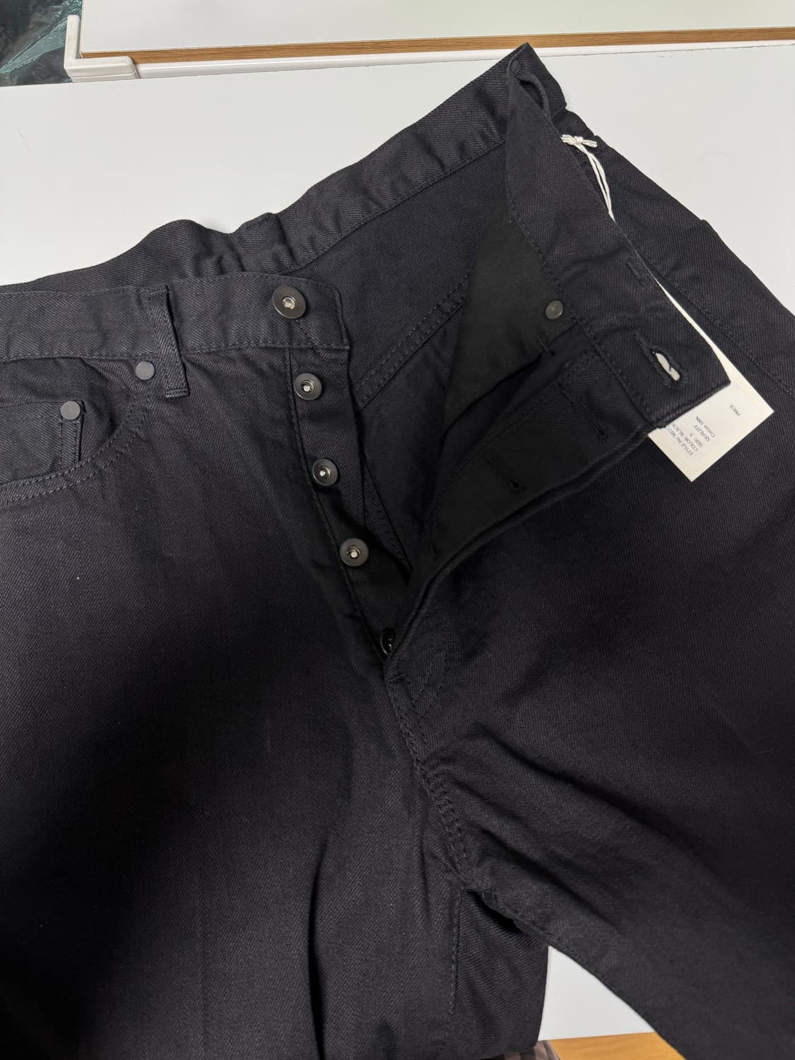 marka 마카 블랙 데님 청바지 3사이즈 상품이미지4