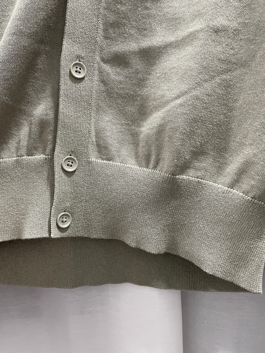 유니클로U/ V넥 가디건 그린/ L 상품이미지4