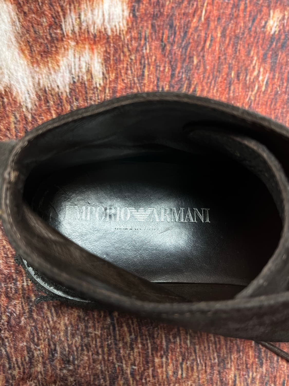 [42] 빈티지 엠포리오 아르마니 브라운 스웨이드 부츠 상품이미지6