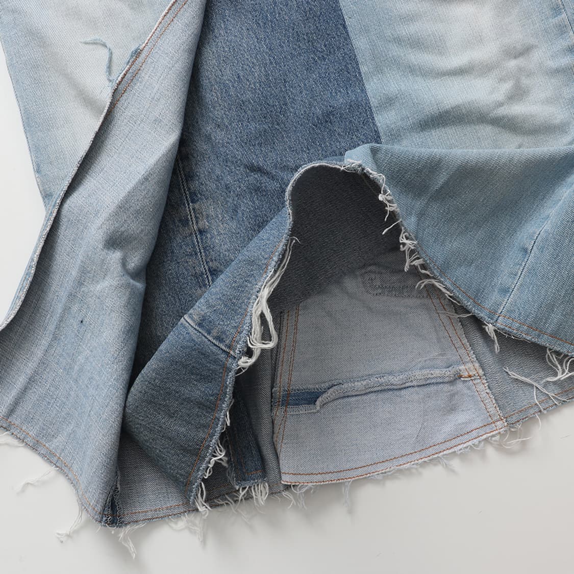 Rebuild by Needles Remake Denim Skirt 상품이미지8