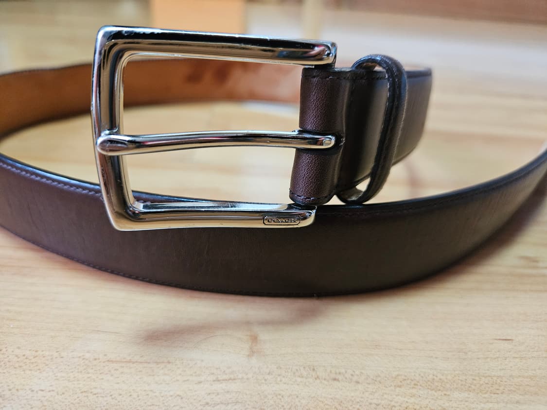 coach 브라운 가죽 벨트 상품이미지1