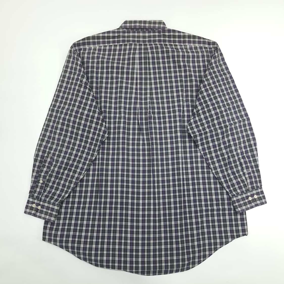 Co898 XL 폴로 랄프로렌 퍼플그린 스몰타탄체크 긴팔 셔츠 남방 상품이미지7