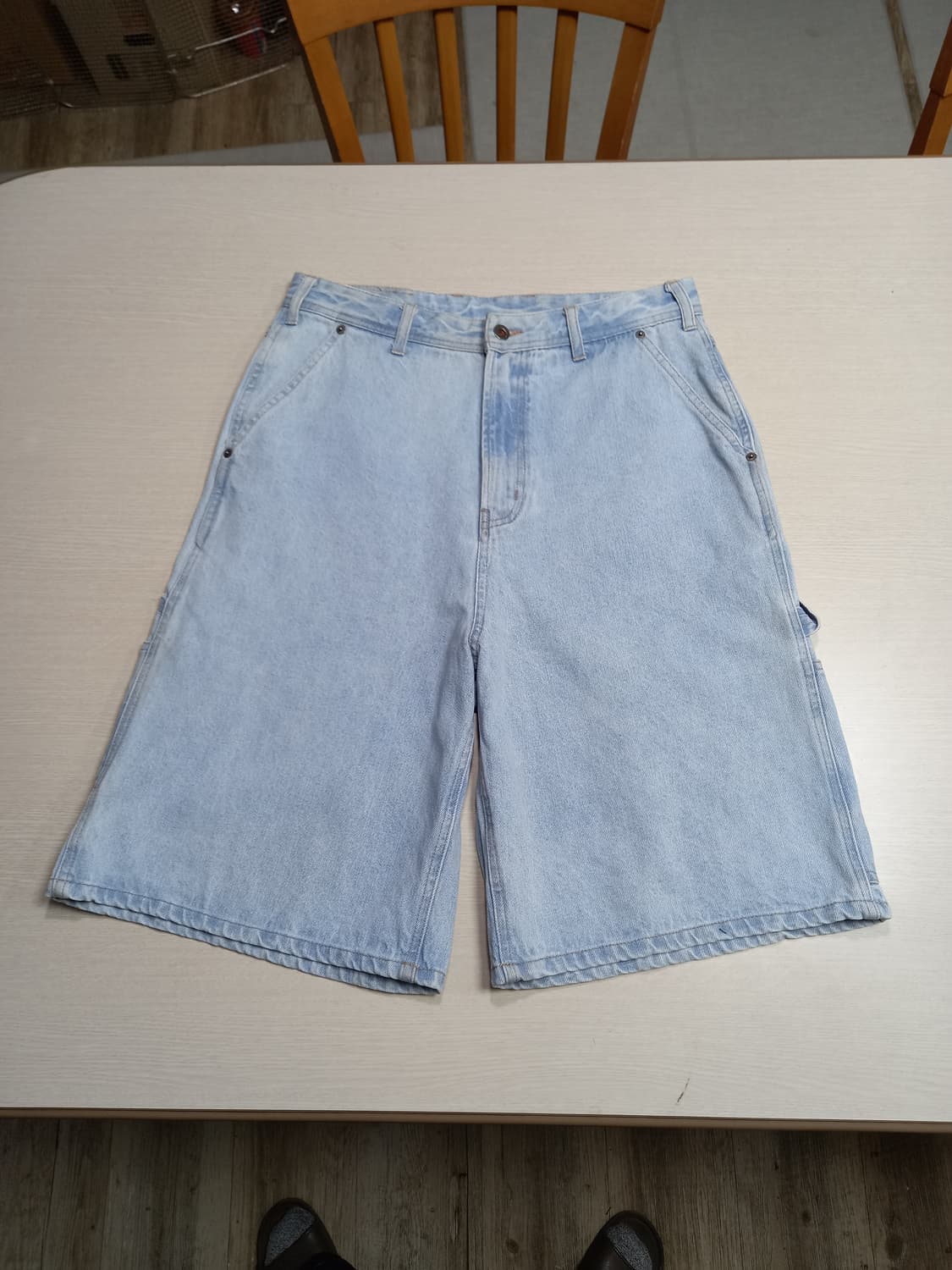 30 Magoodgan 빈티지 데님 버뮤다 연청 30-227 상품이미지1