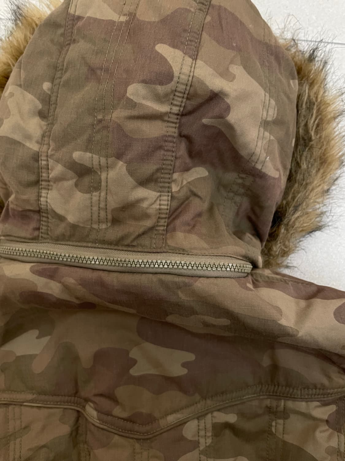 카모 퍼 숏아우터 상품이미지9