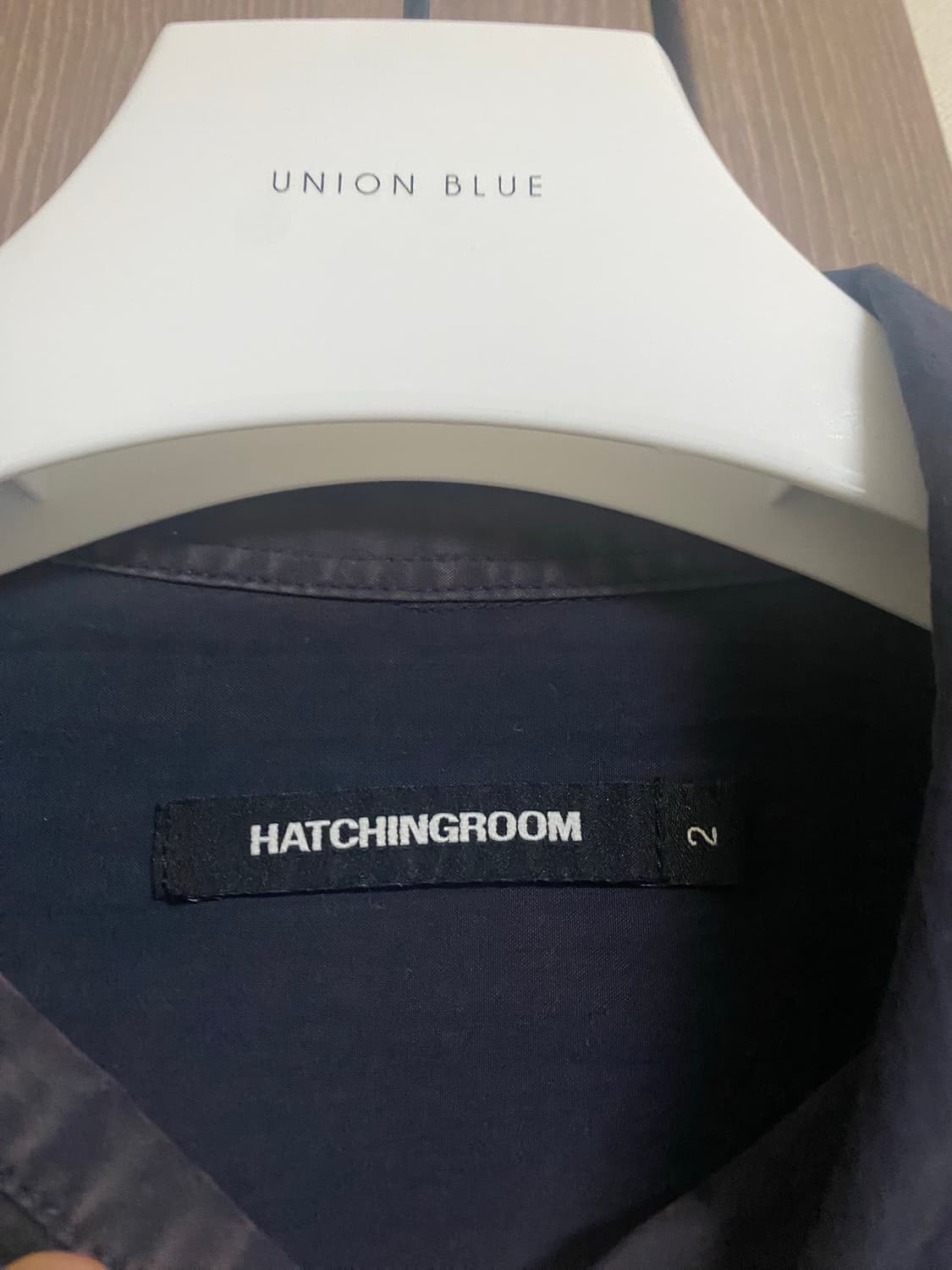 [2]해칭룸 라나셔츠 네이비 상품이미지3