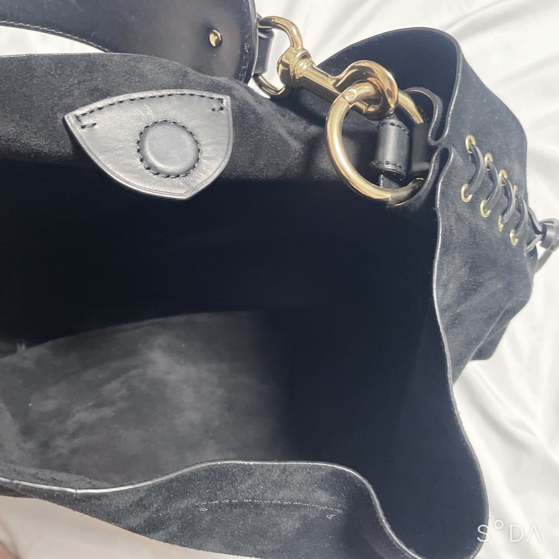 폴로 스웨이드 호보 숄더백 상품이미지8