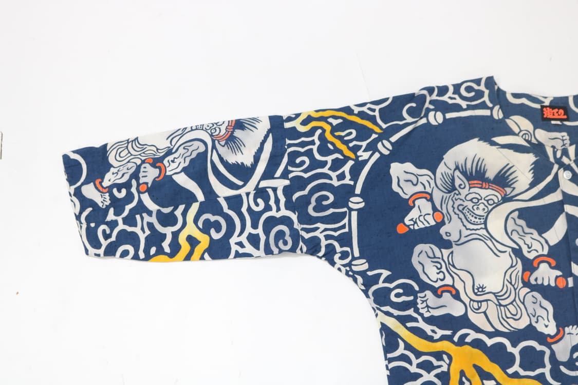 빈티지 이레즈미 그래픽 기모노 셔츠 (L) 상품이미지4