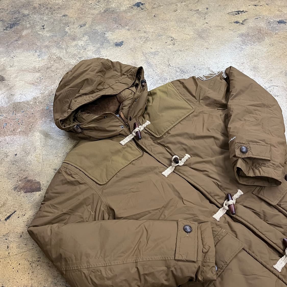 노스페이스 브라운 초코 떡볶이 더플 코트 st 패딩 105 상품이미지1