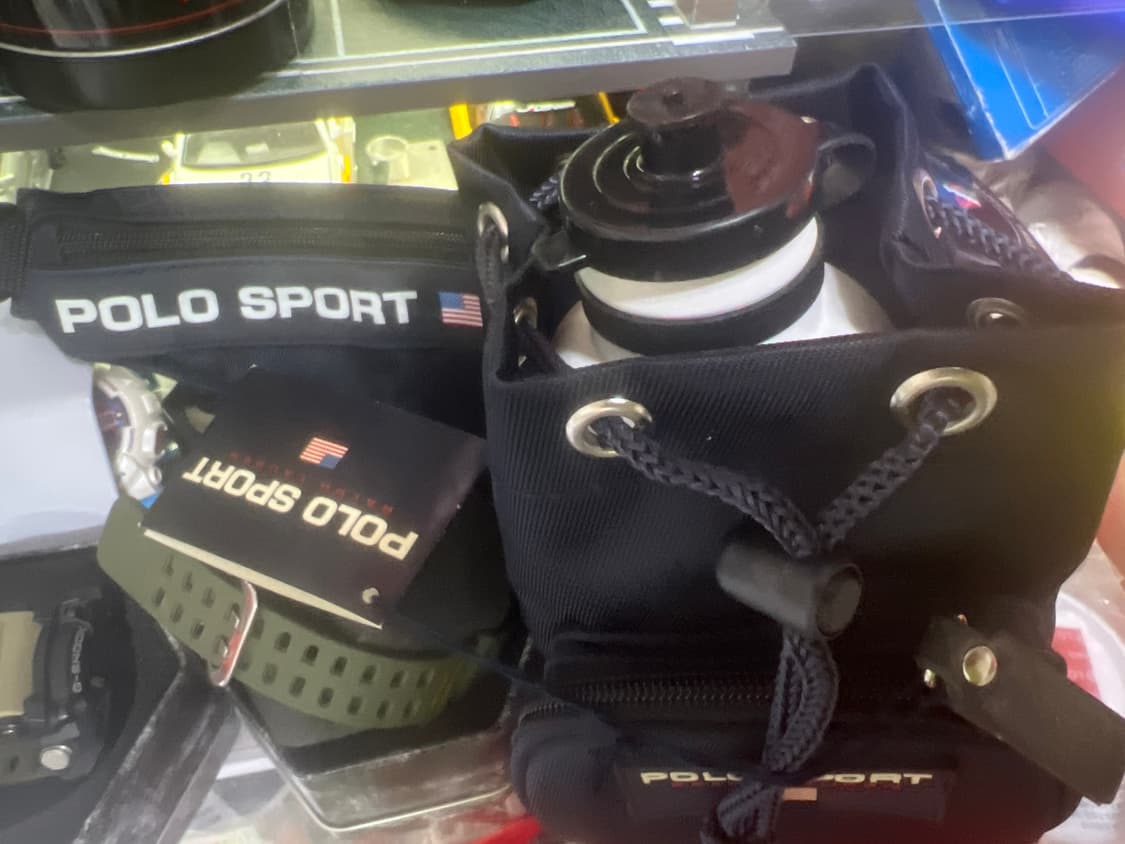 신품 레어 90s 폴로 스포츠 힙색 & 물통 택 상품이미지2