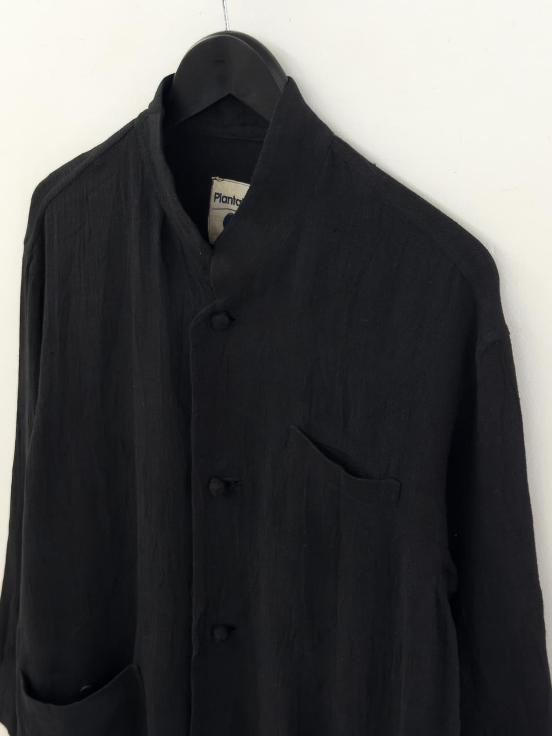 90s 이세이미야케 plantation 스탠드카라 린넨 자켓 상품이미지3