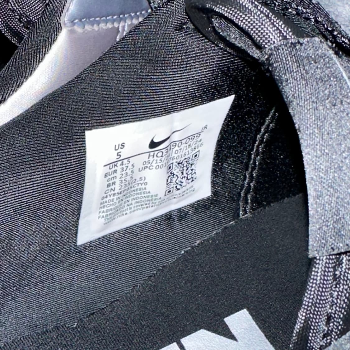 나이키 코르테즈 실버 운동화 레더 SE 메탈릭 쿨 그레이 블랙 235 상품이미지7