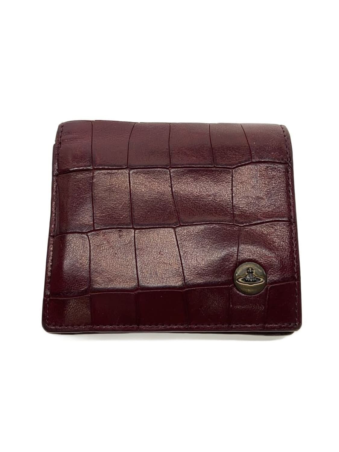 비비안 웨스트우드 크로크형압 레더 지갑 상품이미지1