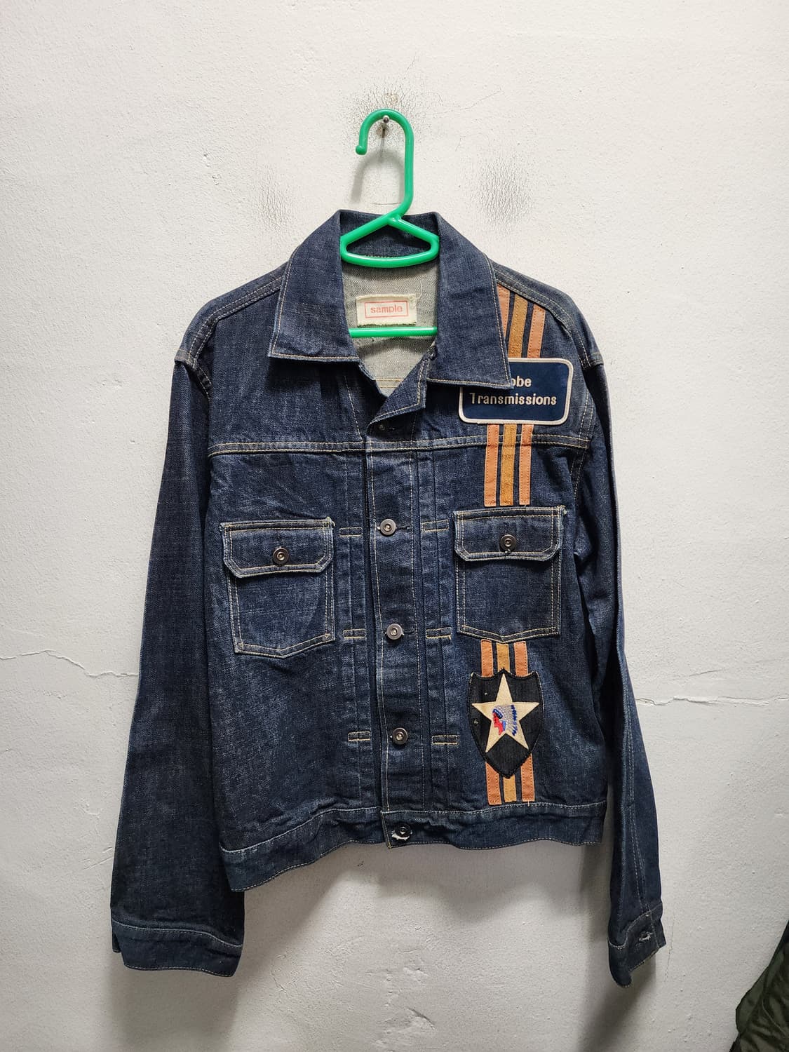 빈티지 패치워크 미발매 샘플 2세대 자켓 상품이미지1