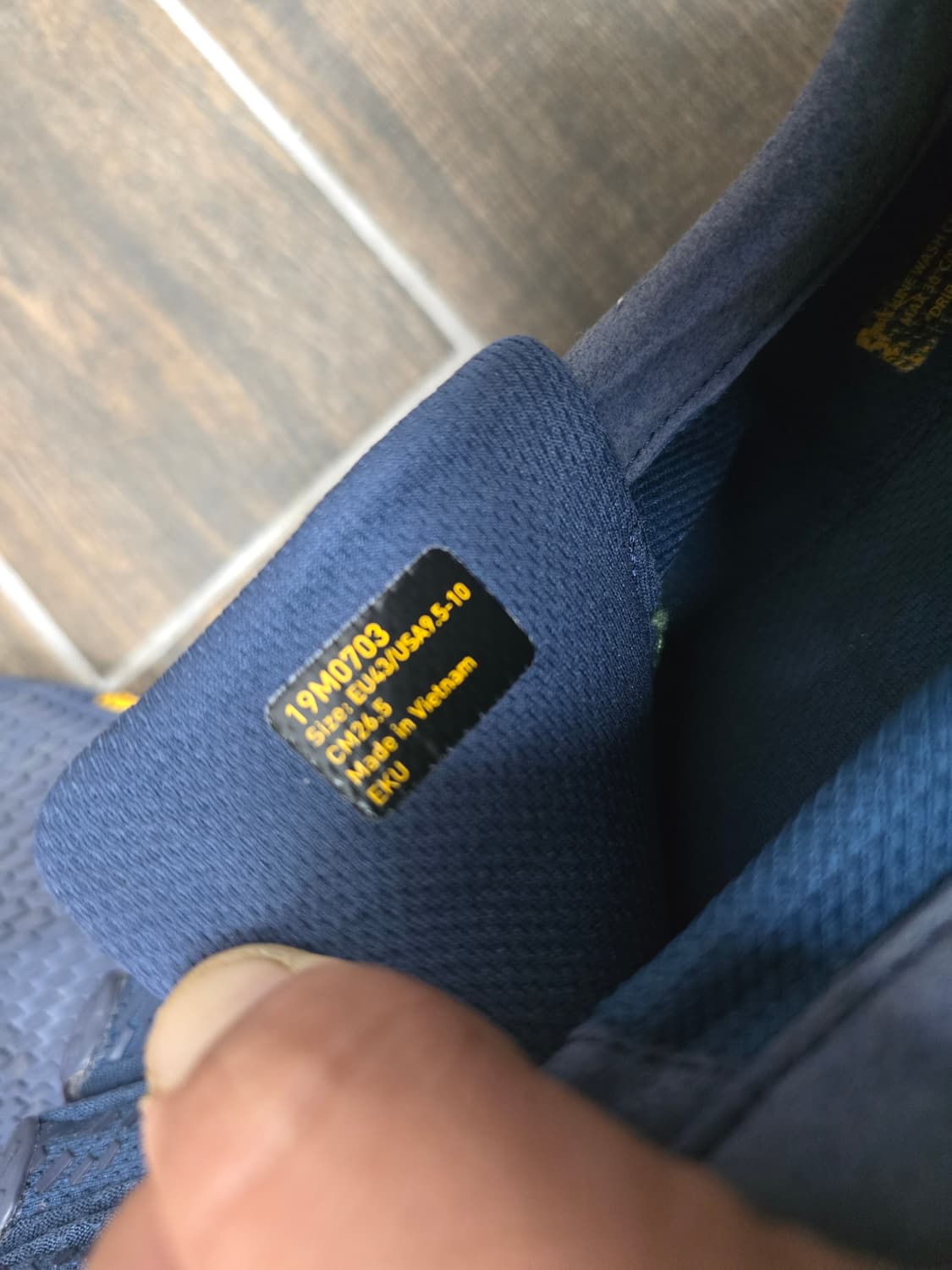 비브람 파이브핑거스 남성 네이비 운동화 상품이미지3