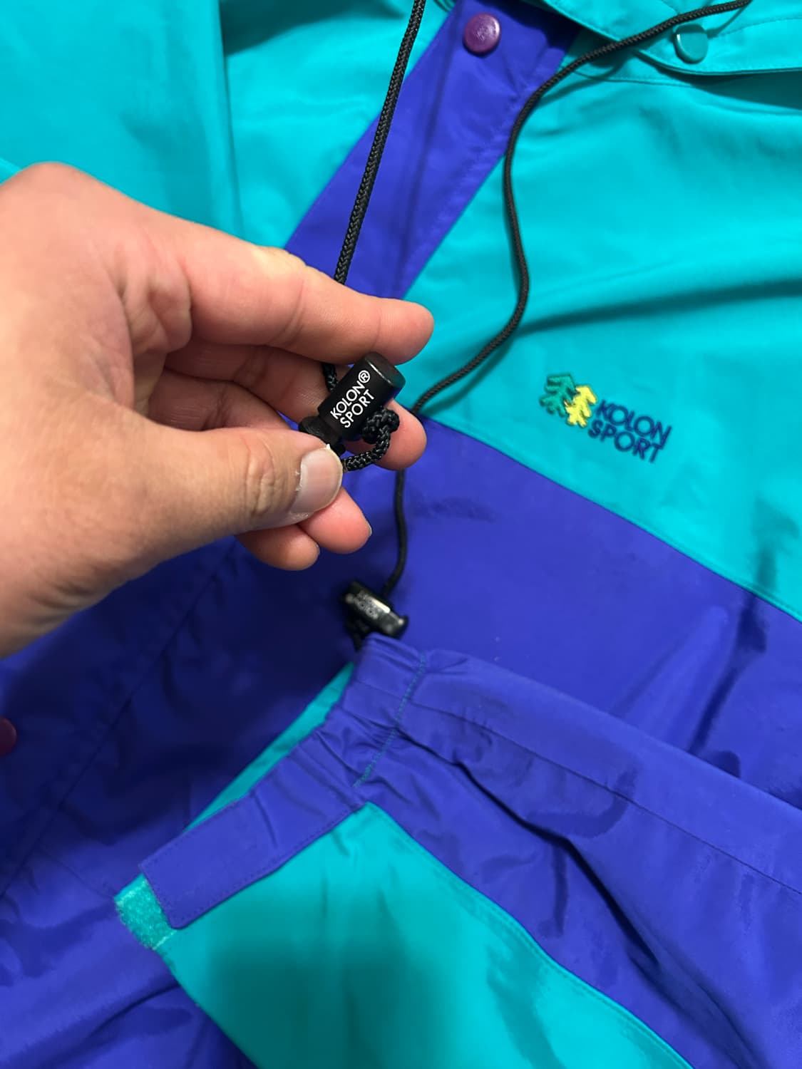90s 코오롱상사 고어텍스 빈티지 윈드브레이커 자켓  100size  상품이미지4