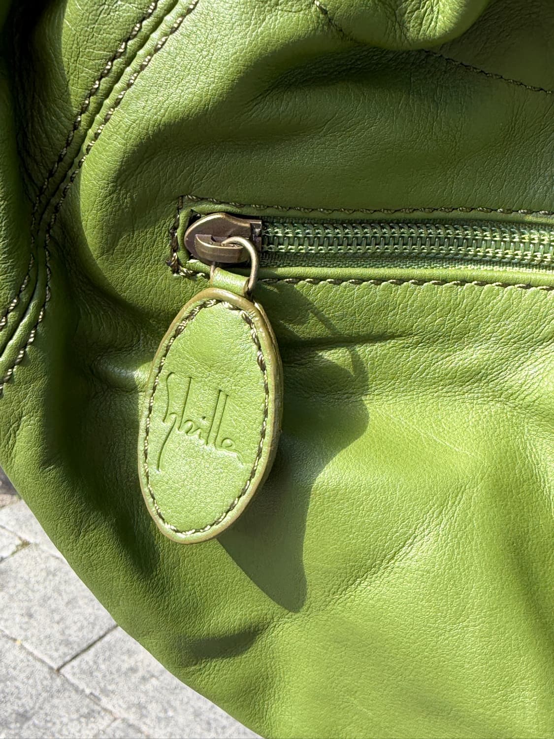 Sybilla Green Leather Bag(Made In Japan) 상품이미지7