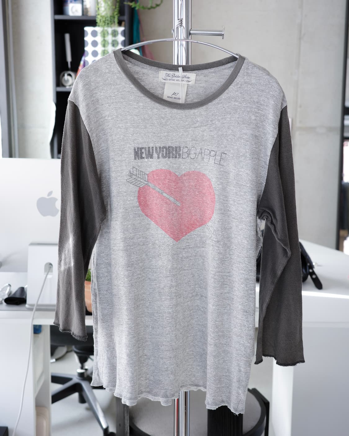 Remi relief 레미 릴리프 미드 슬리브 티셔츠 상품이미지1