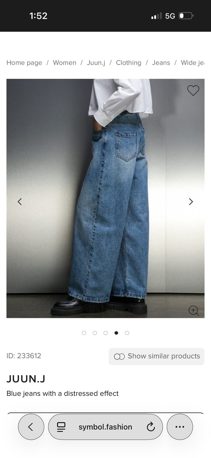 준지 JUUN.J 데님팬츠 상품이미지8